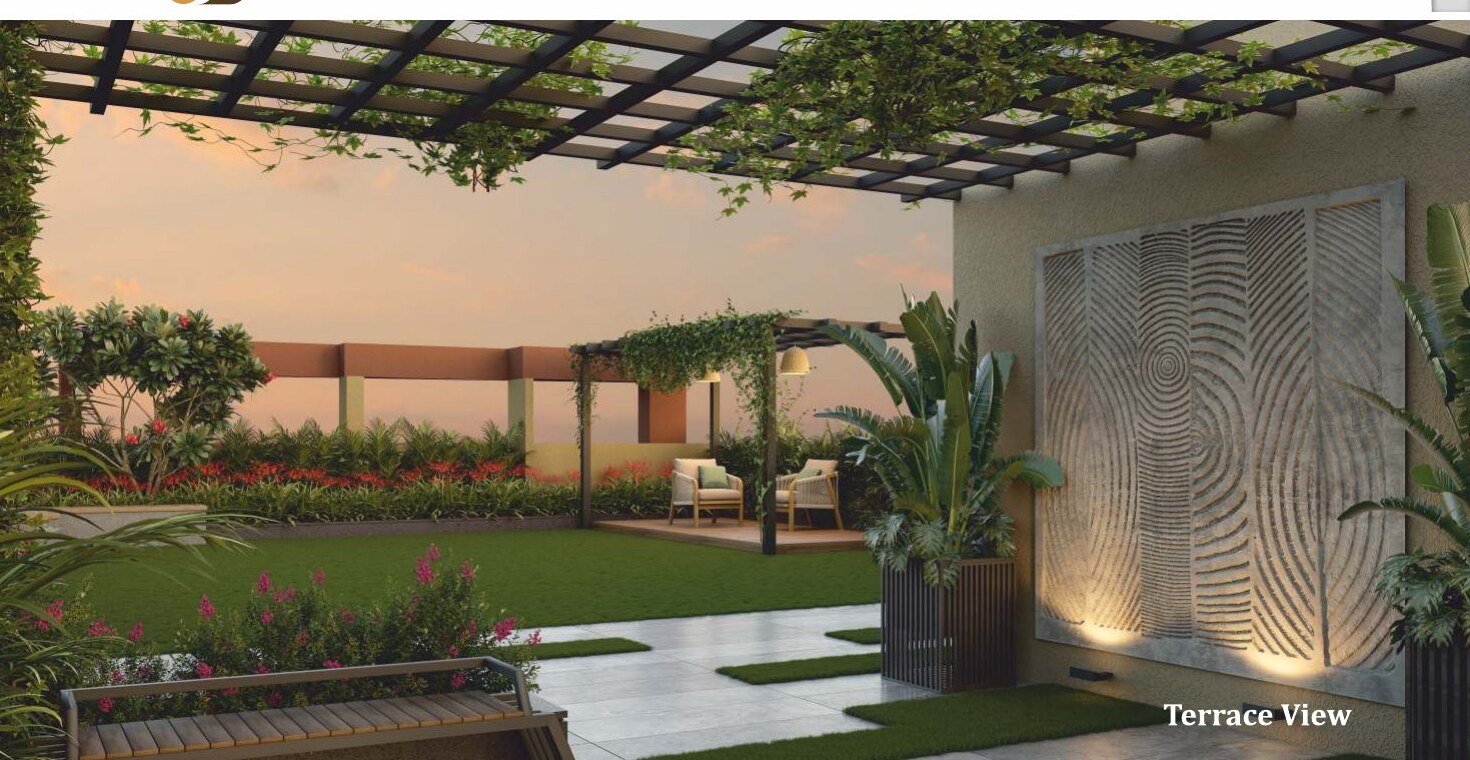 Terrace garden at Sonarika Apartment